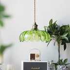 Limea Lampe Pendante Fleur Verre Vert - Neutralighting