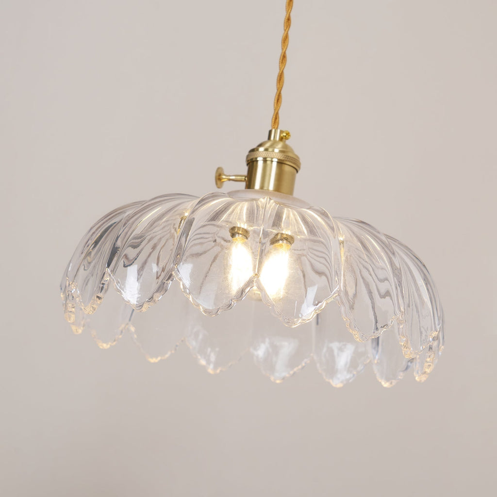 Limea Lampe Pendante Fleur Verre Vert - Neutralighting