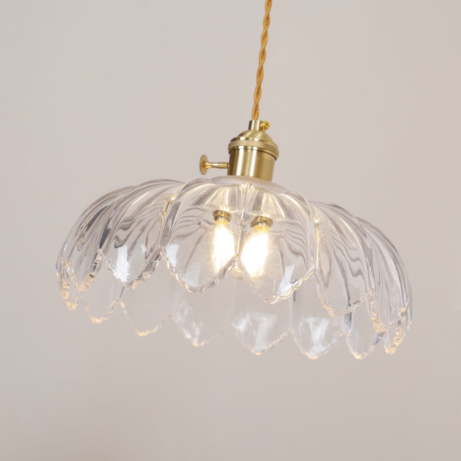 Limea Lampe Pendante Fleur Verre Vert - Neutralighting