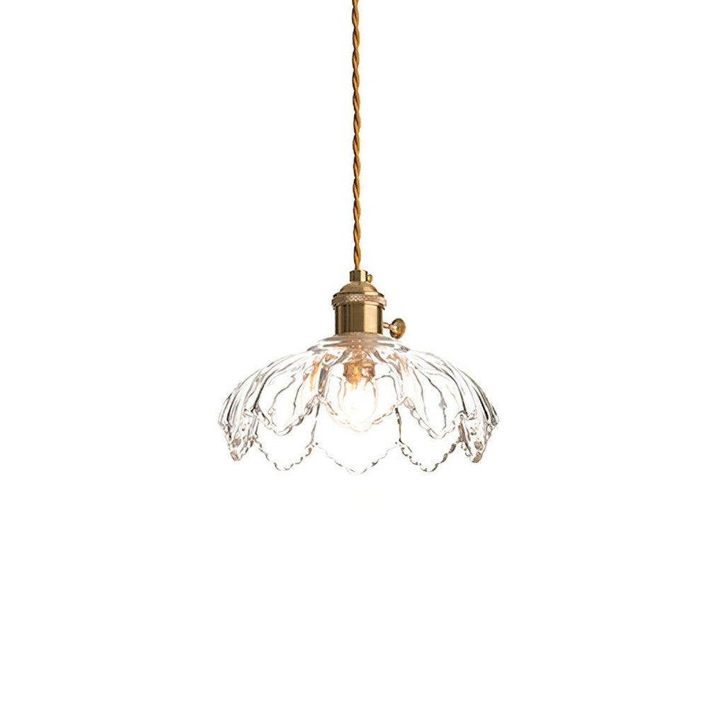Limea Lampe Pendante Fleur Verre Vert - Neutralighting