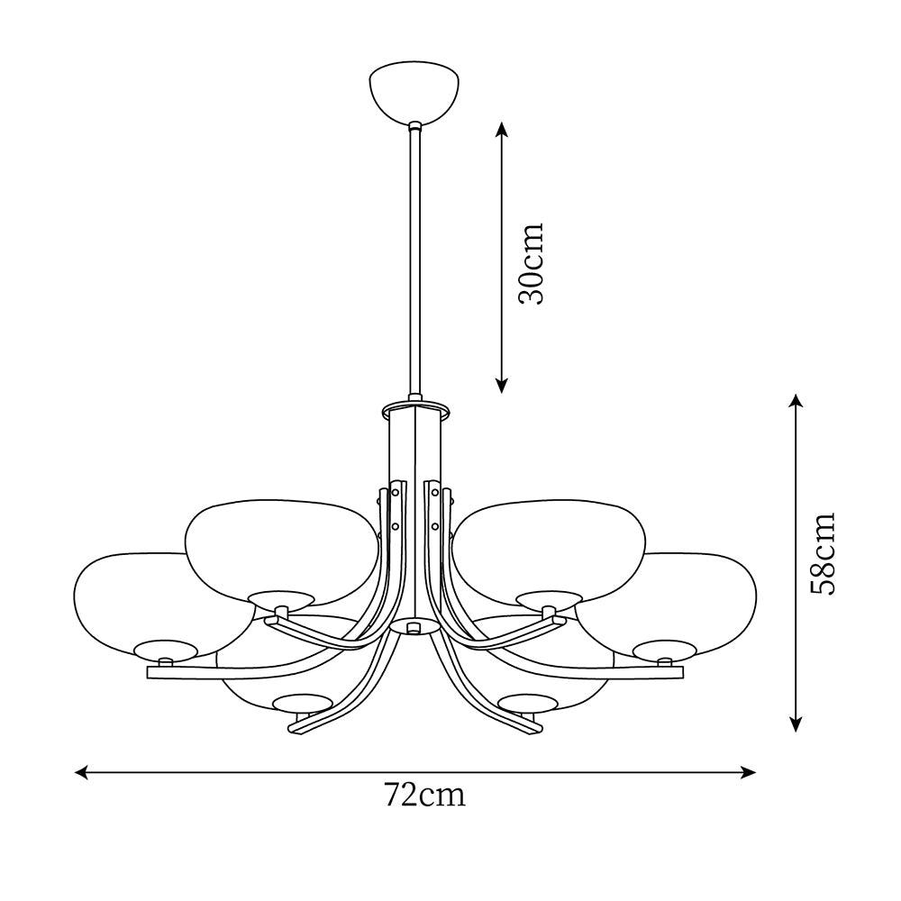 Rico Chandelier Inspiré du Vintage - Neutralighting