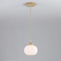 Pumpkin Suspension Lampe en Bois Moderne - Neutralighting