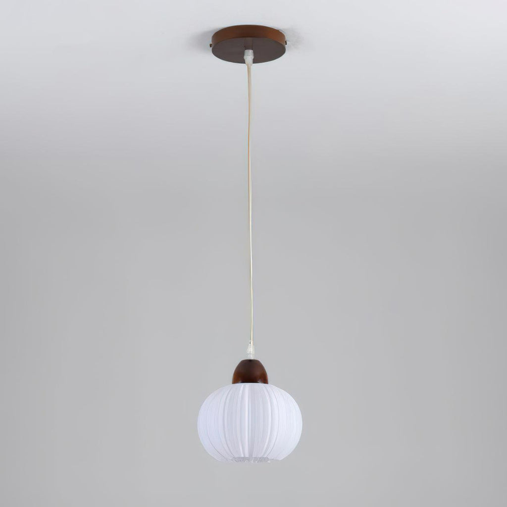 Pumpkin Suspension Lampe en Bois Moderne - Neutralighting