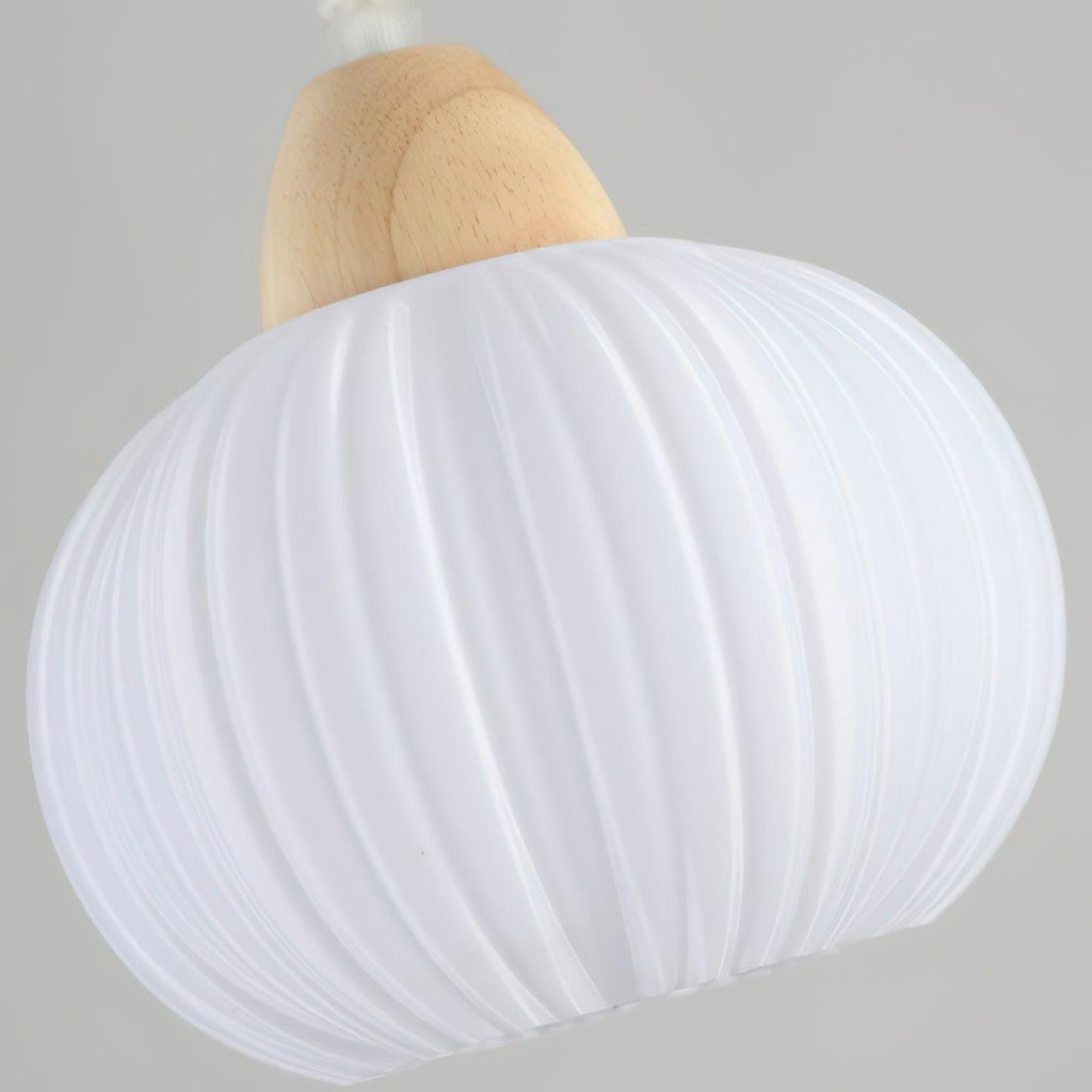 Pumpkin Suspension Lampe en Bois Moderne - Neutralighting