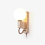Avirae Globe-Travertine Cute Wall Light - Neutralighting