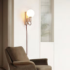 Avirae Globe-Travertine Cute Wall Light - Neutralighting