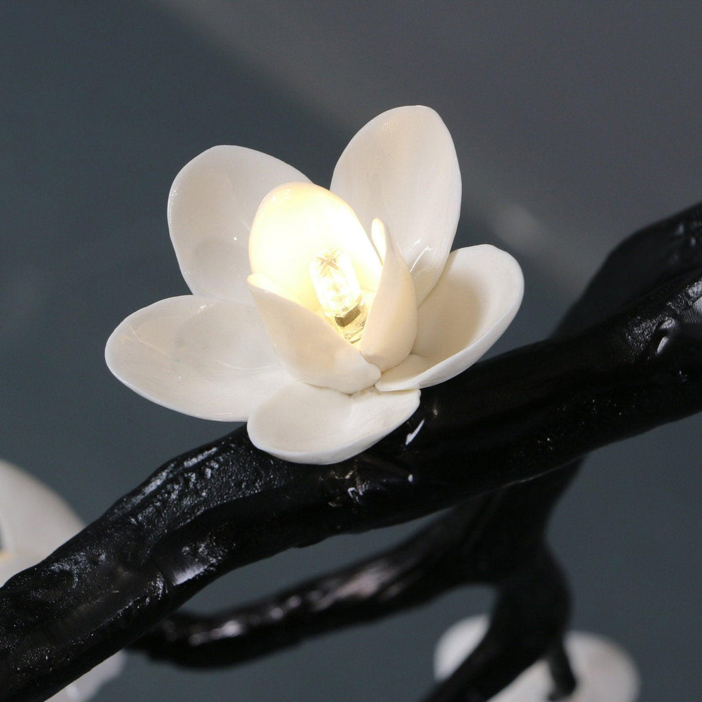 Lustra Lustre Noir Branche Fleur - Neutralighting