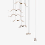 Acariel Chandelier de Luxe Grand en Verre Mouette - Neutralighting