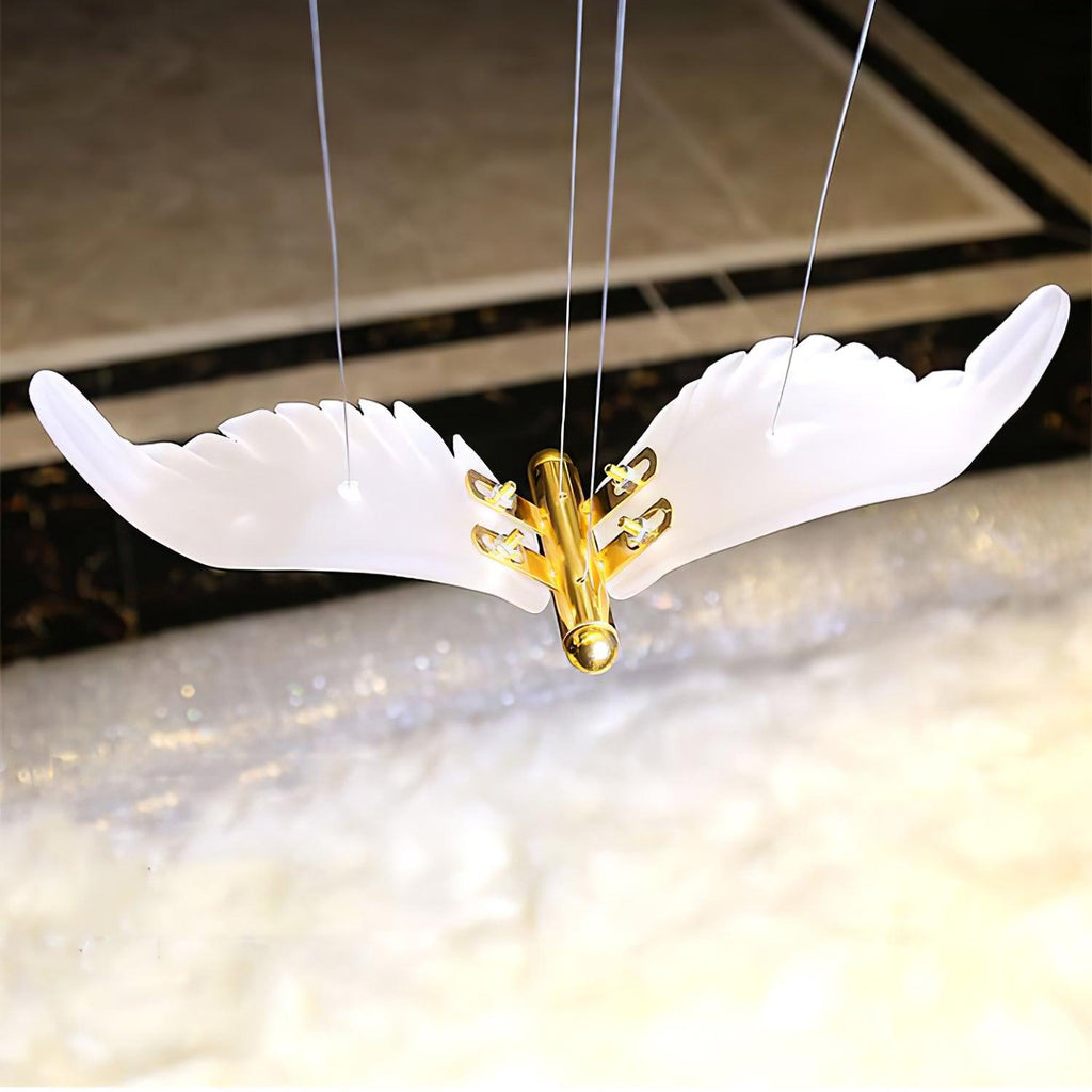 Acariel Chandelier de Luxe Grand en Verre Mouette - Neutralighting