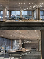 Acariel Chandelier de Luxe Grand en Verre Mouette - Neutralighting
