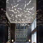 Acariel Chandelier de Luxe Grand en Verre Mouette - Neutralighting