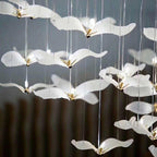 Acariel Chandelier de Luxe Grand en Verre Mouette - Neutralighting