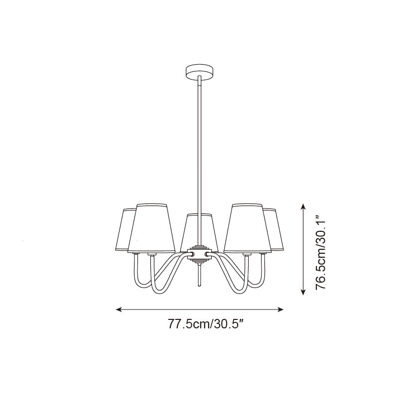 Lassen Lustre Bras Courbés - Neutralighting