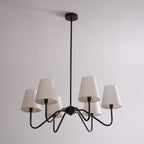 Lassen Lustre Bras Courbés Noirs Moderne - Neutralighting