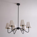 Lassen Lustre Bras Courbés Noirs Moderne - Neutralighting
