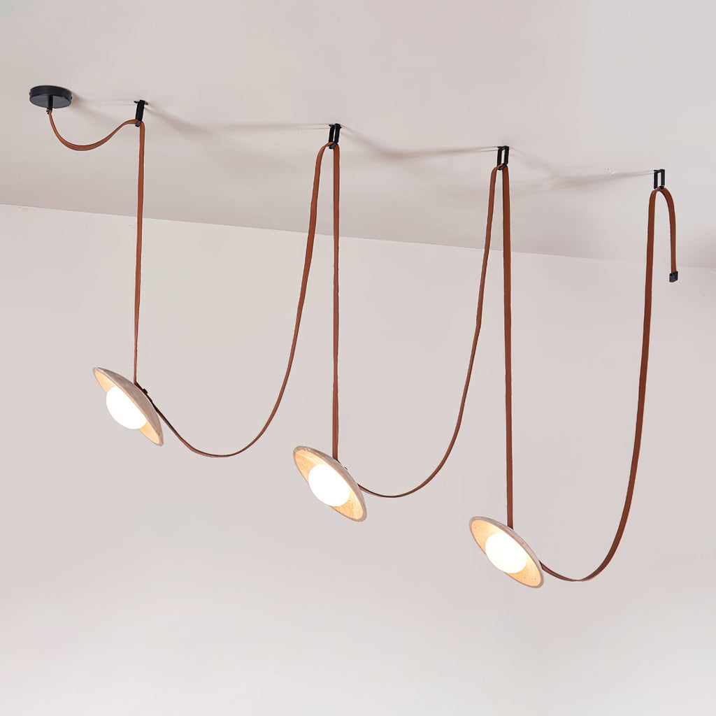 Ulsoryra Organique Travertin Pendentif Lumière Grappe - Neutralighting