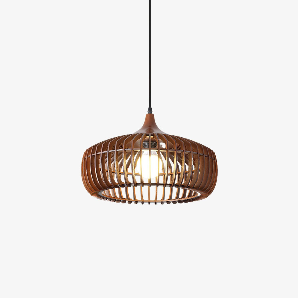 Vesva Bois Rétro Pendentif Lampe - Neutralighting