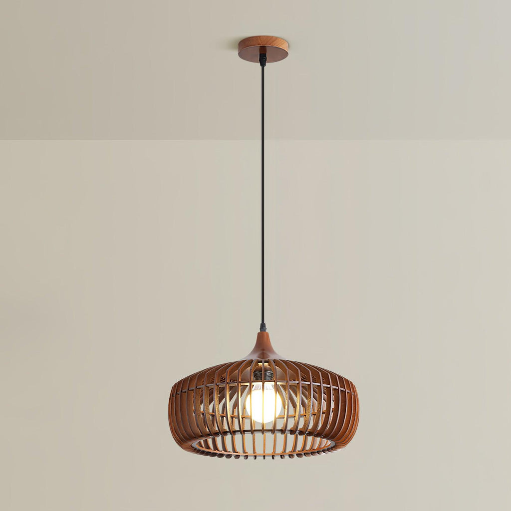 Vesva Bois Rétro Pendentif Lampe - Neutralighting