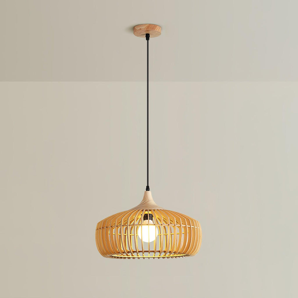 Vesva Bois Rétro Pendentif Lampe - Neutralighting