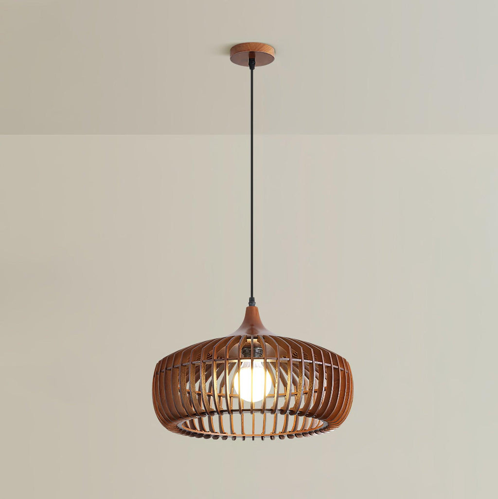 Vesva Bois Rétro Pendentif Lampe - Neutralighting