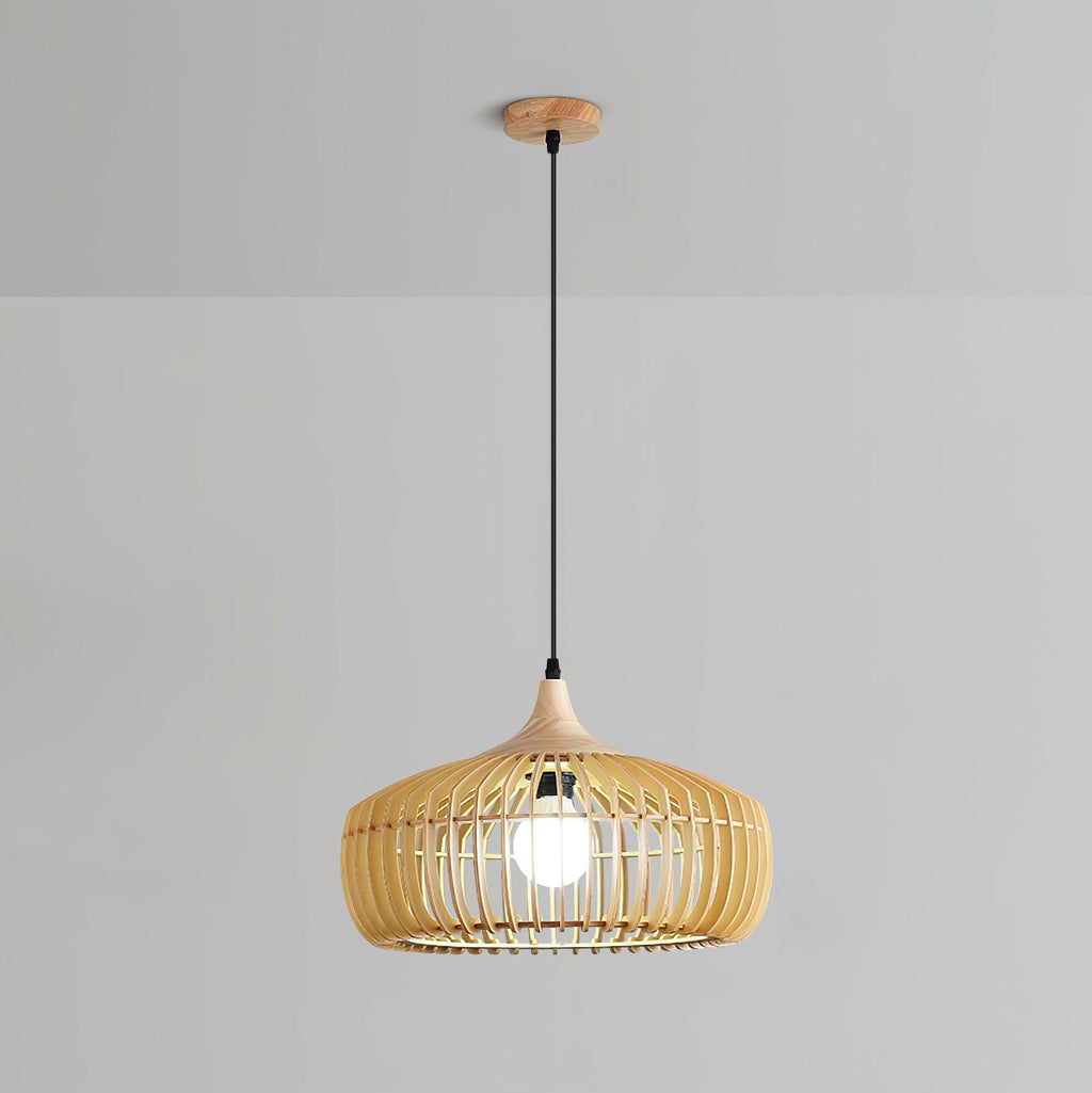 Vesva Bois Rétro Pendentif Lampe - Neutralighting