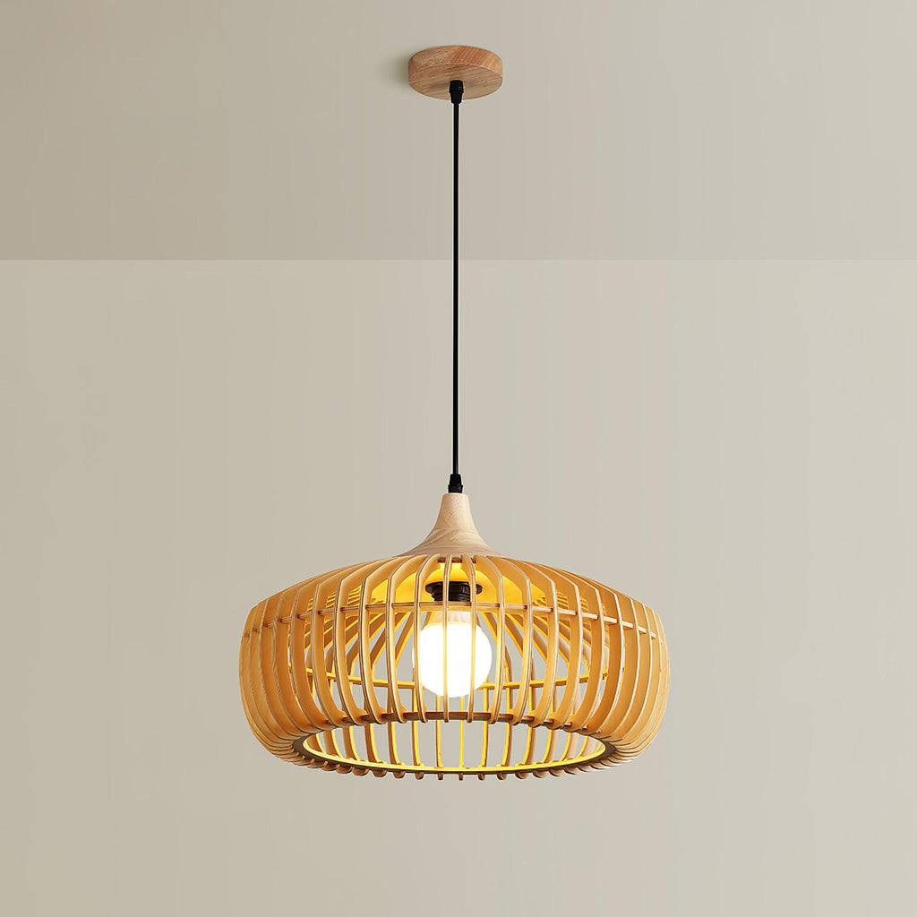 Vesva Bois Rétro Pendentif Lampe - Neutralighting