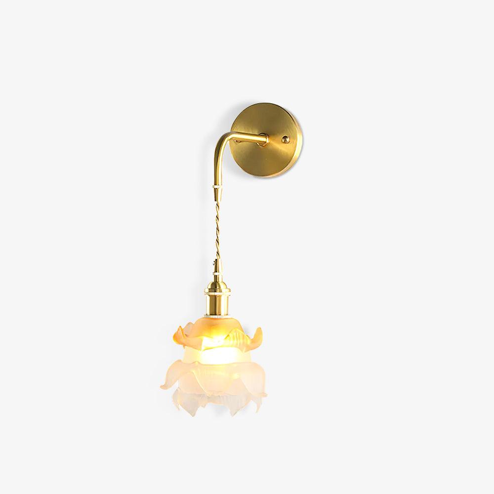 AmariraApplique Murale Laiton Verre Élégance Premium - Neutralighting