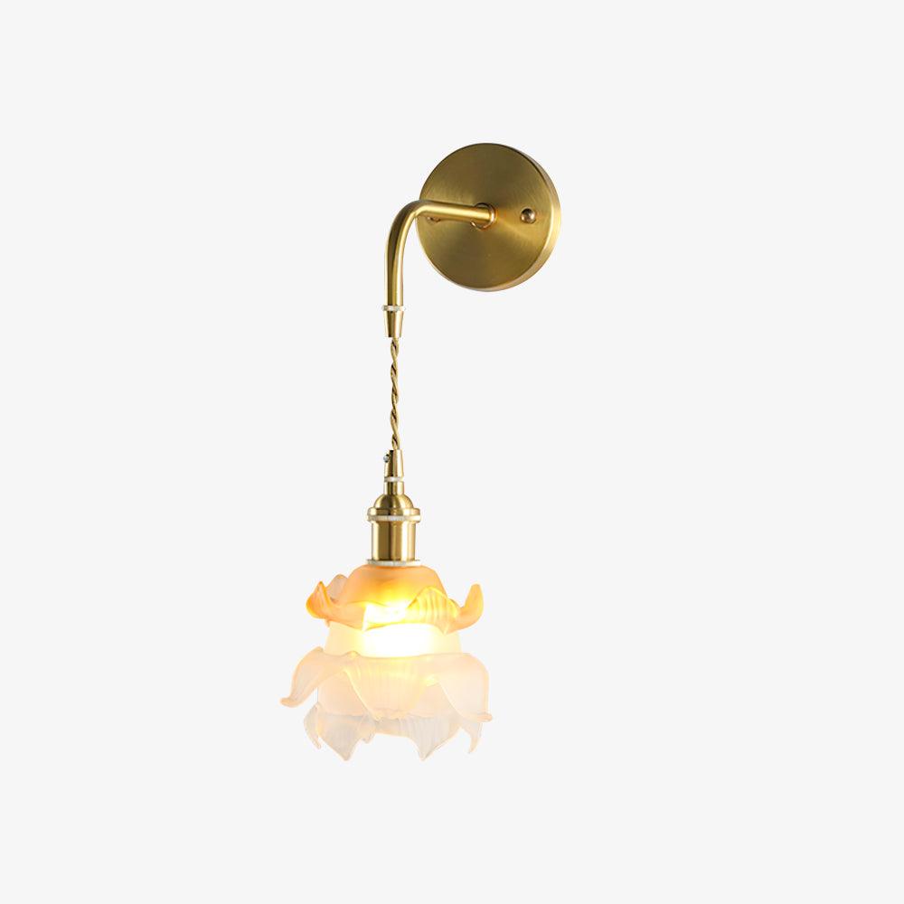 AmariraApplique Murale Laiton Verre Élégance Premium - Neutralighting
