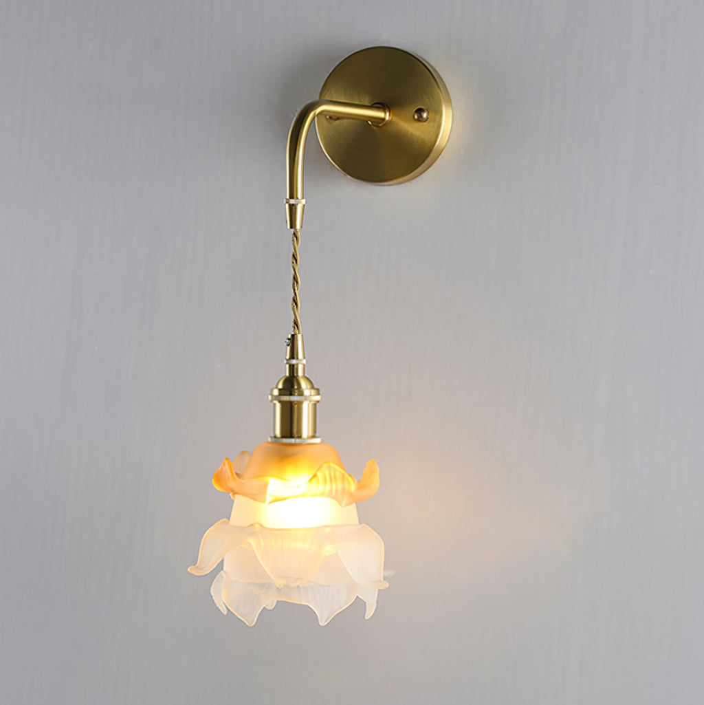 AmariraApplique Murale Laiton Verre Élégance Premium - Neutralighting