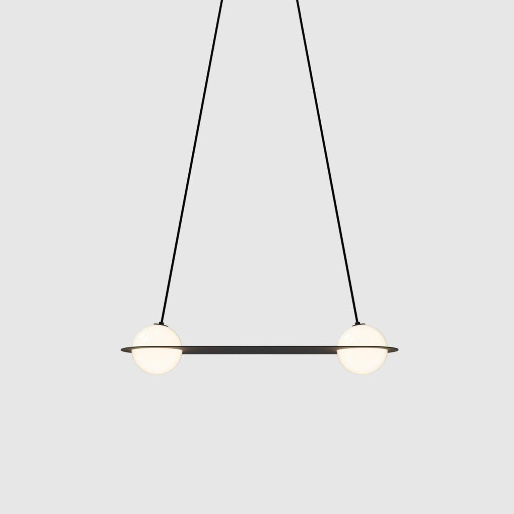 Selan Suspension en Verre Noir - Neutralighting