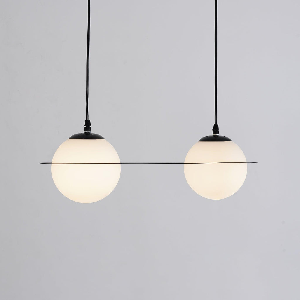 Selan Suspension en Verre Noir - Neutralighting