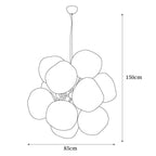 Esola Lustra Lampe Suspendue Cluster Verre Élégante - Neutralighting