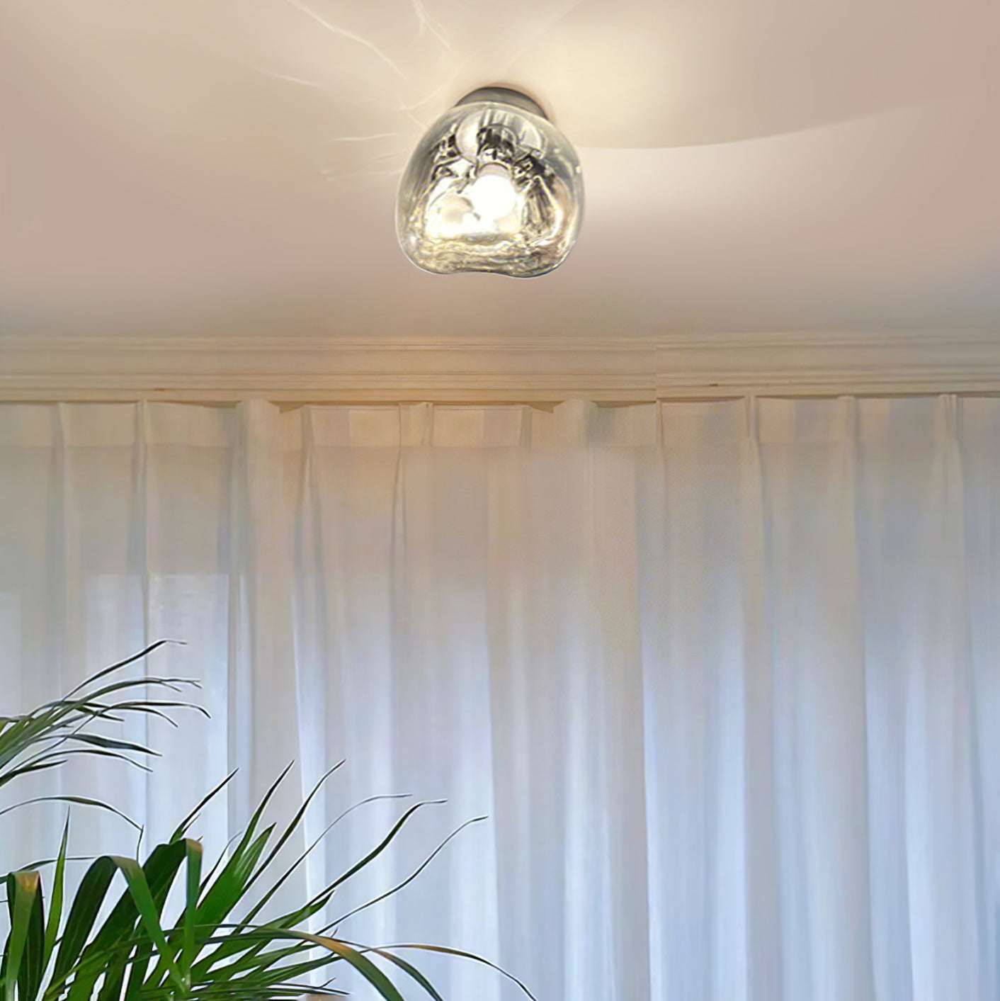 Auden Applique murale en verre ambré - Neutralighting