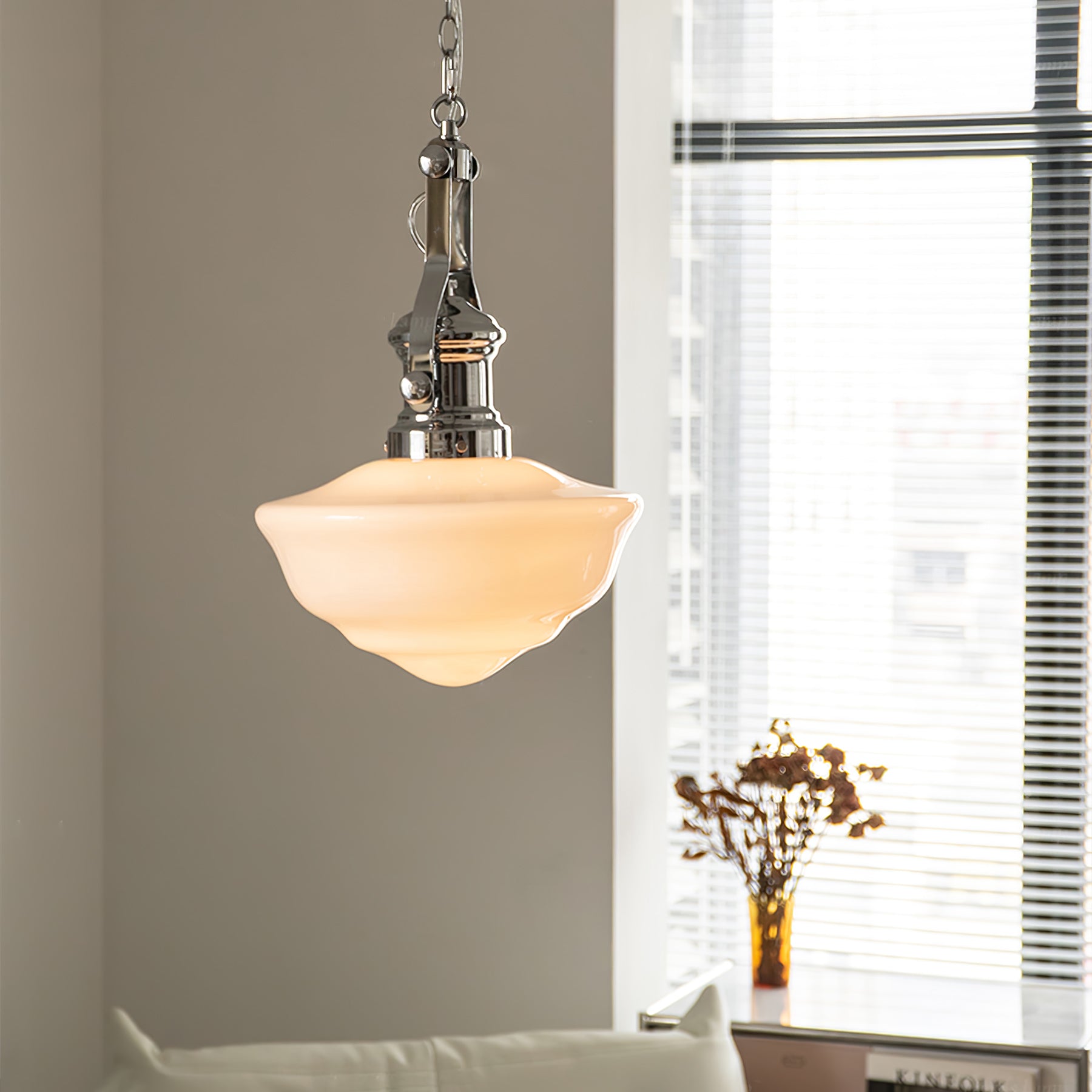Zomiria Premium Nordic Art Verre Suspension Lumière - Neutralighting