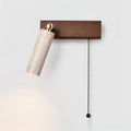 Ritta Lampe Murale Noire Travertin Projecteur - Neutralighting
