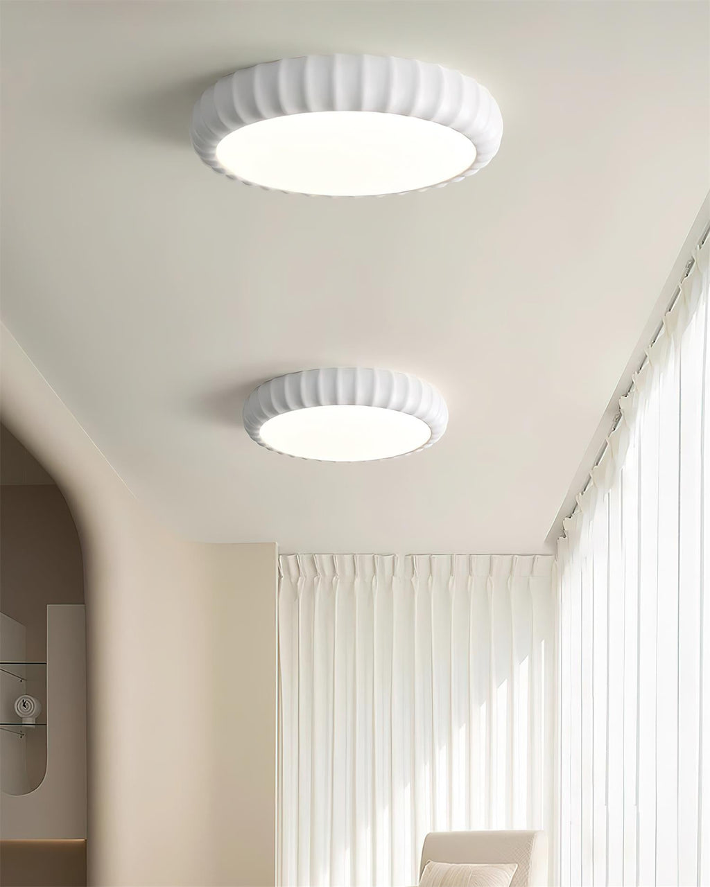Fira Plafonnier Minimaliste Moderne en Résine - Neutralighting