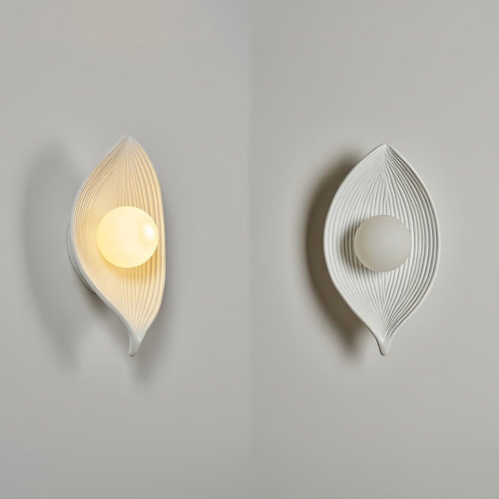 Zotalisra Applique Murale Résine Canoë Feuille - Neutralighting
