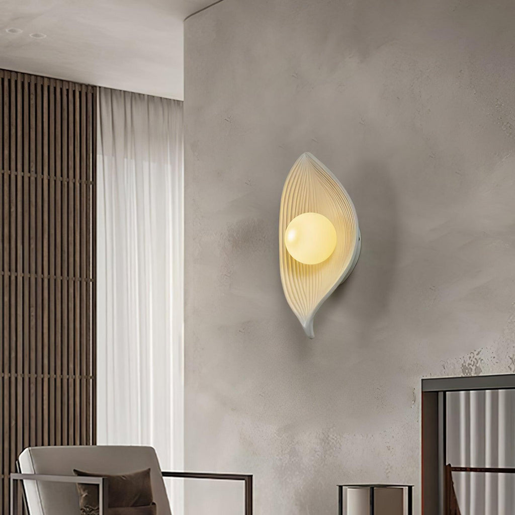 Zotalisra Applique Murale Résine Canoë Feuille - Neutralighting