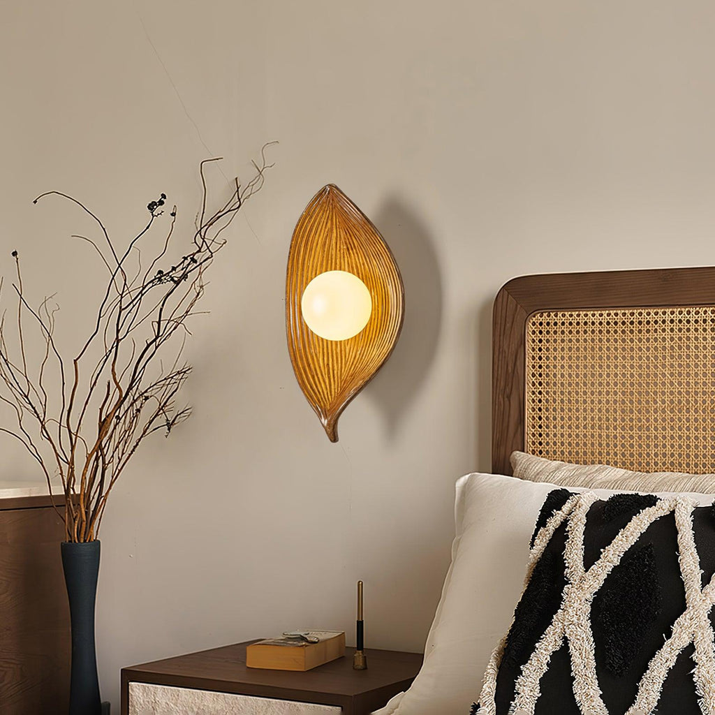 Zotalisra Applique Murale Résine Canoë Feuille - Neutralighting