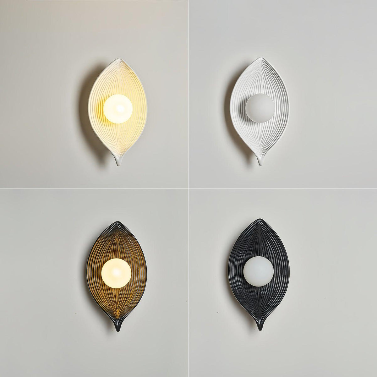 Zotalisra Applique Murale Résine Canoë Feuille - Neutralighting