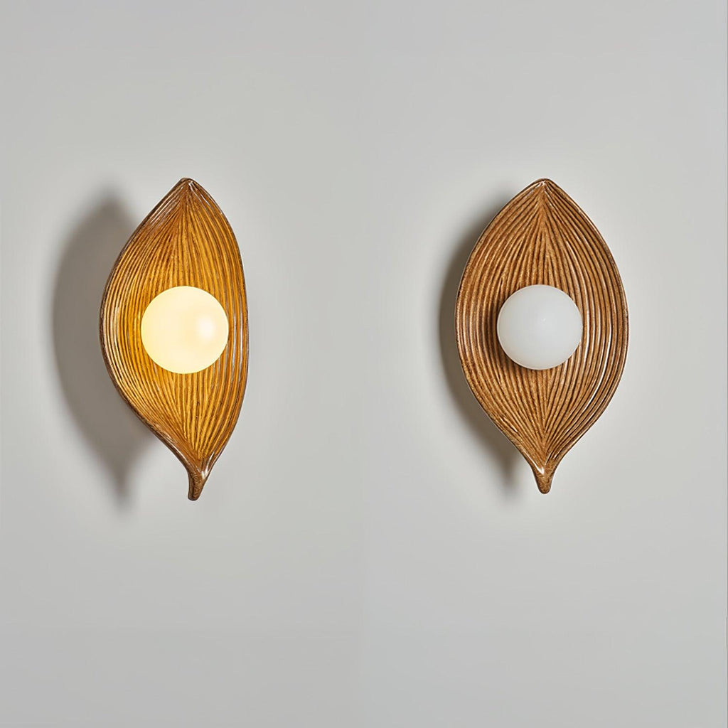 Zotalisra Applique Murale Résine Canoë Feuille - Neutralighting