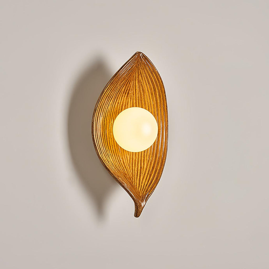 Zotalisra Applique Murale Résine Canoë Feuille - Neutralighting