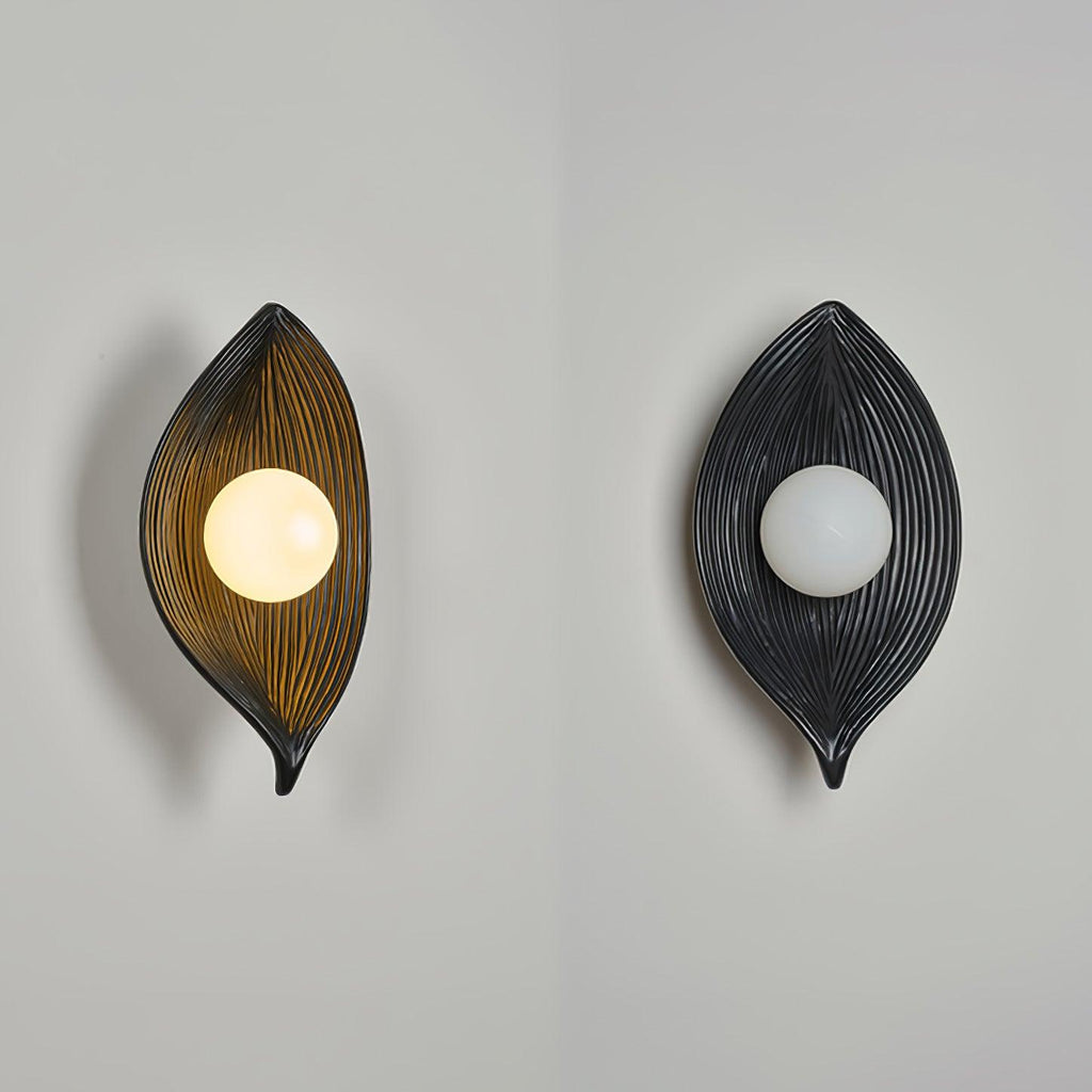 Zotalisra Applique Murale Résine Canoë Feuille - Neutralighting