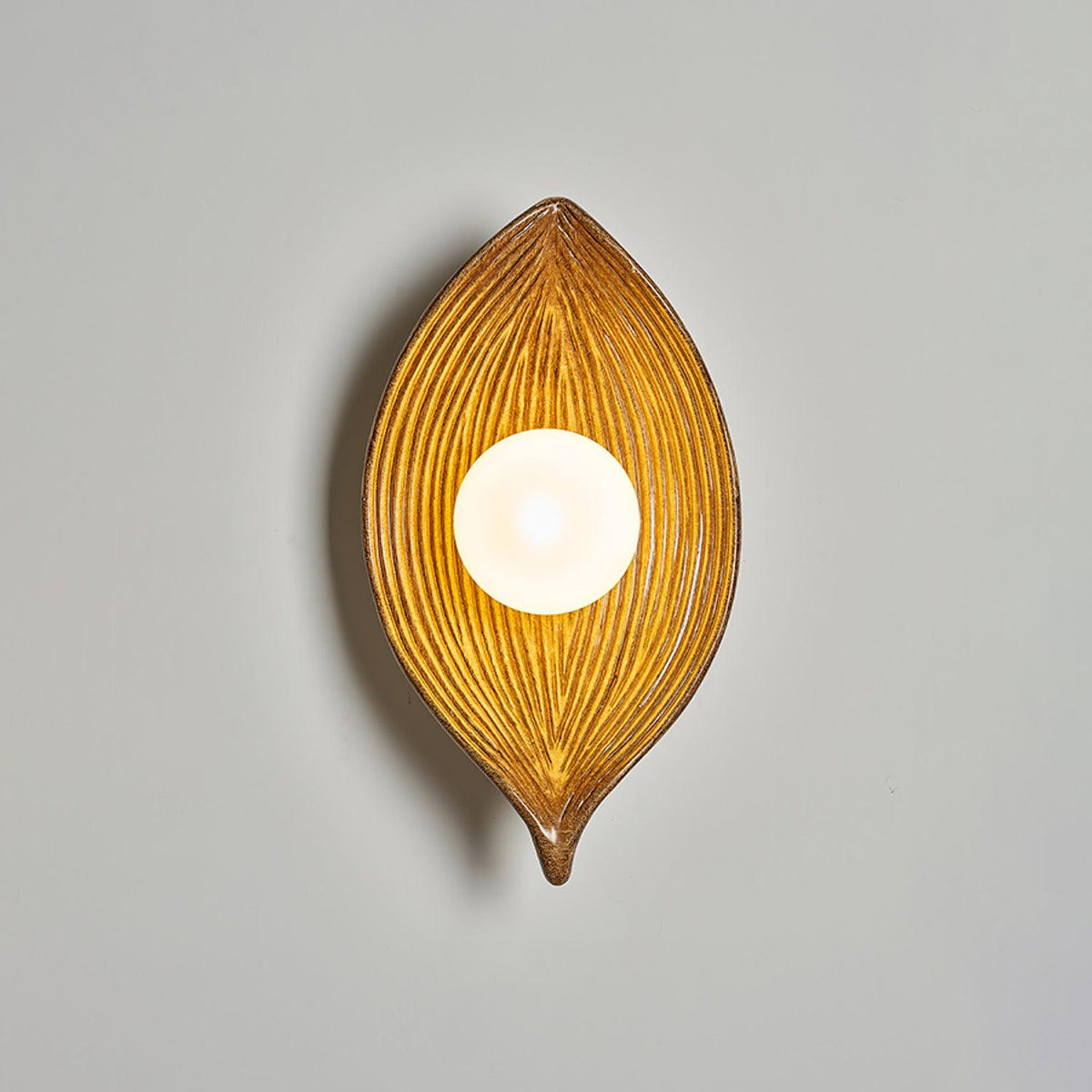 Zotalisra Applique Murale Résine Canoë Feuille - Neutralighting