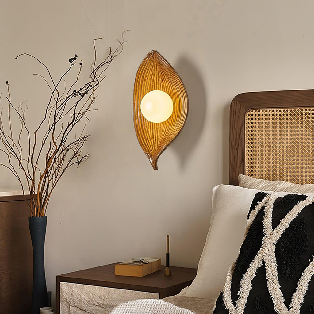 Zotalisra Applique Murale Résine Canoë Feuille - Neutralighting