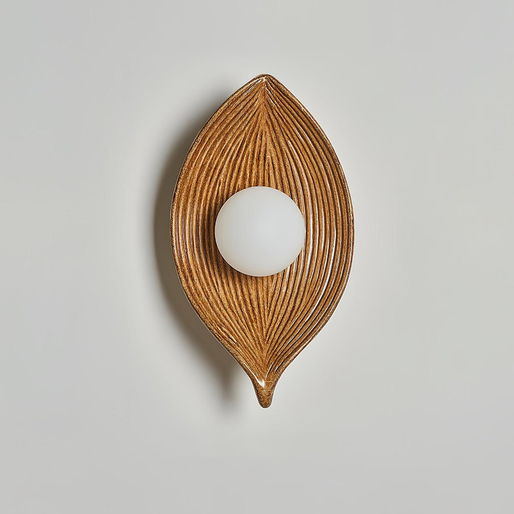 Zotalisra Applique Murale Résine Canoë Feuille - Neutralighting