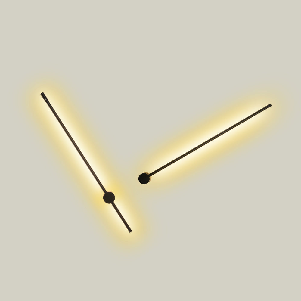Yelra Applique Murale Intérieure LED Moderne. Rotative. Métal. Noir. Salon - Neutralighting
