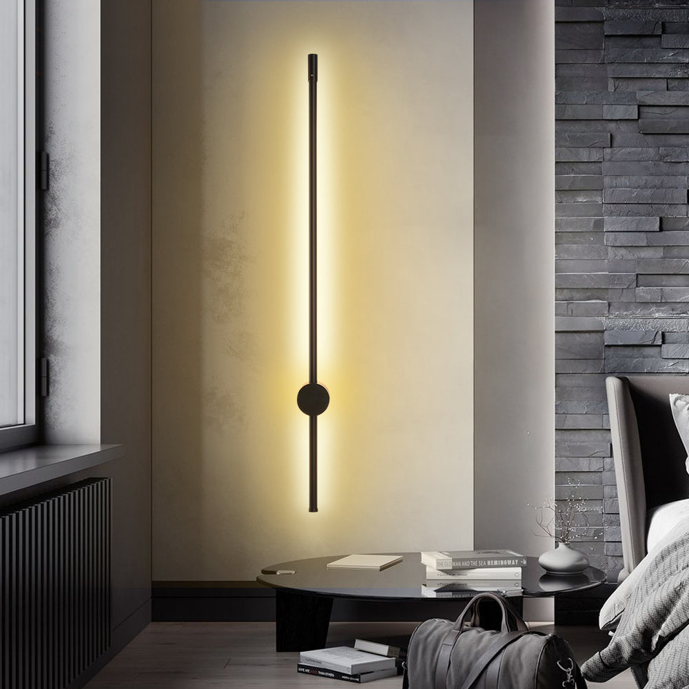 Yelra Applique Murale Intérieure LED Moderne. Rotative. Métal. Noir. Salon - Neutralighting