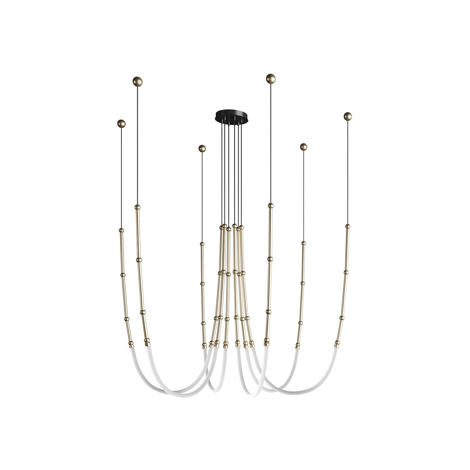 Lustra Chandelier Leda LED Flexible Moderne Sculptural - Neutralighting
