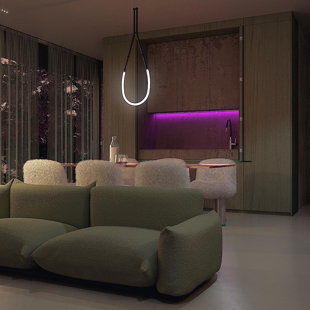 Lustra Chandelier Leda LED Flexible Moderne Sculptural - Neutralighting